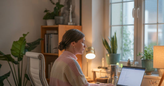 Cozy Home Office That Doesn't Make You Sleepy