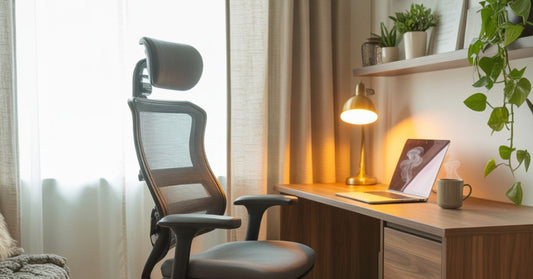 Cozy Home Office Design That Doesn't Wreck Your Posture