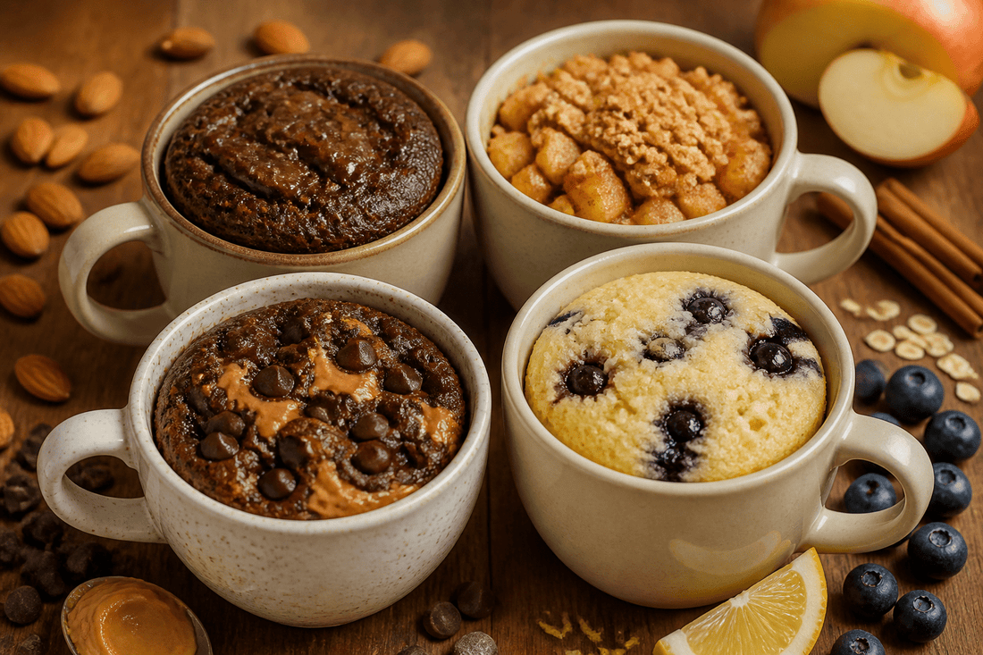 5 Gluten Free Dairy Free Mug Desserts For One